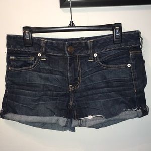 American Eagle Size 8 Juniors jean cut-off shorts